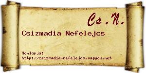 Csizmadia Nefelejcs névjegykártya